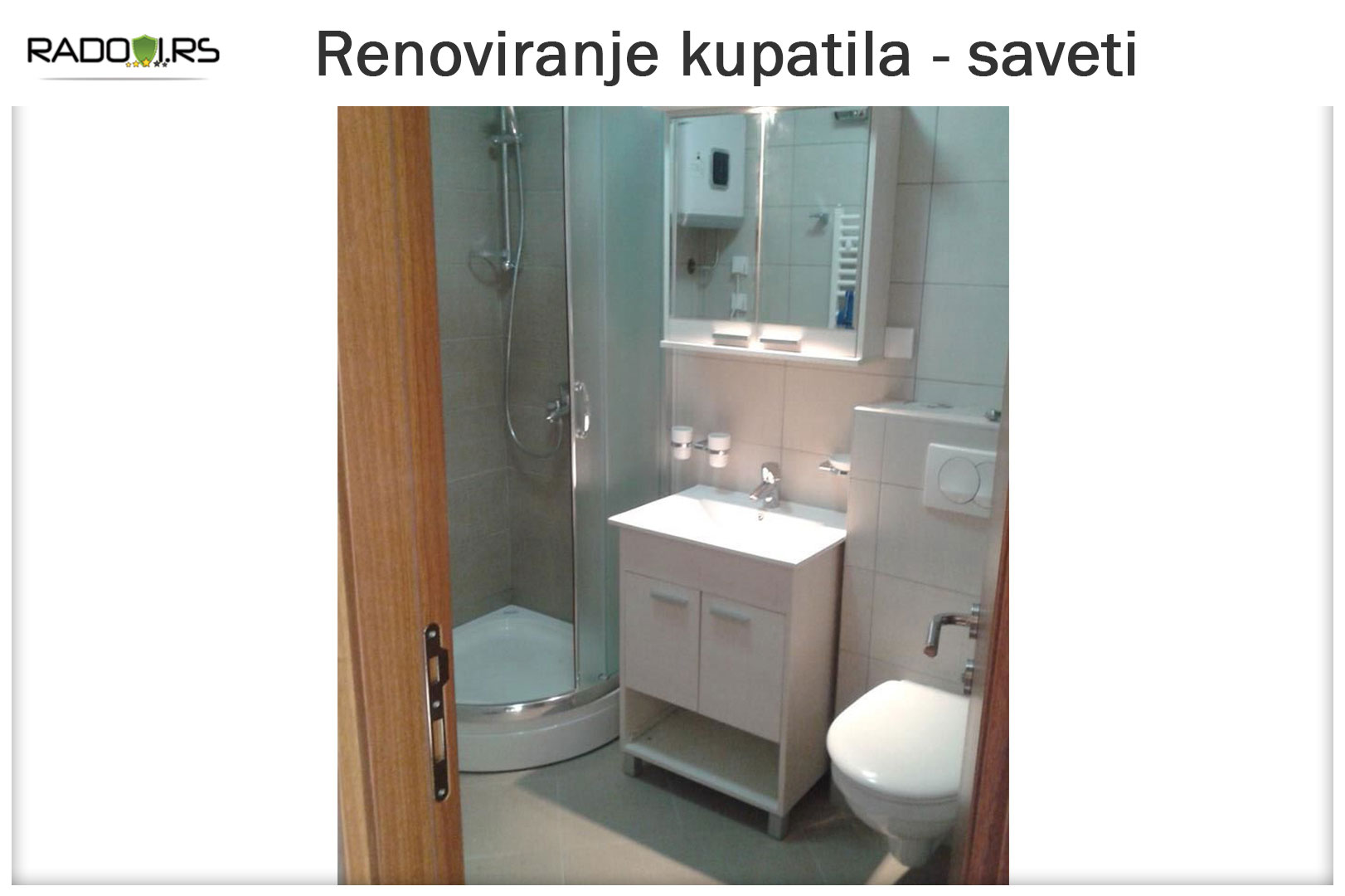 Renoviranje kupatila (adaptacija kupatila) - Vodoinstalater Beograd - Radovi.rs