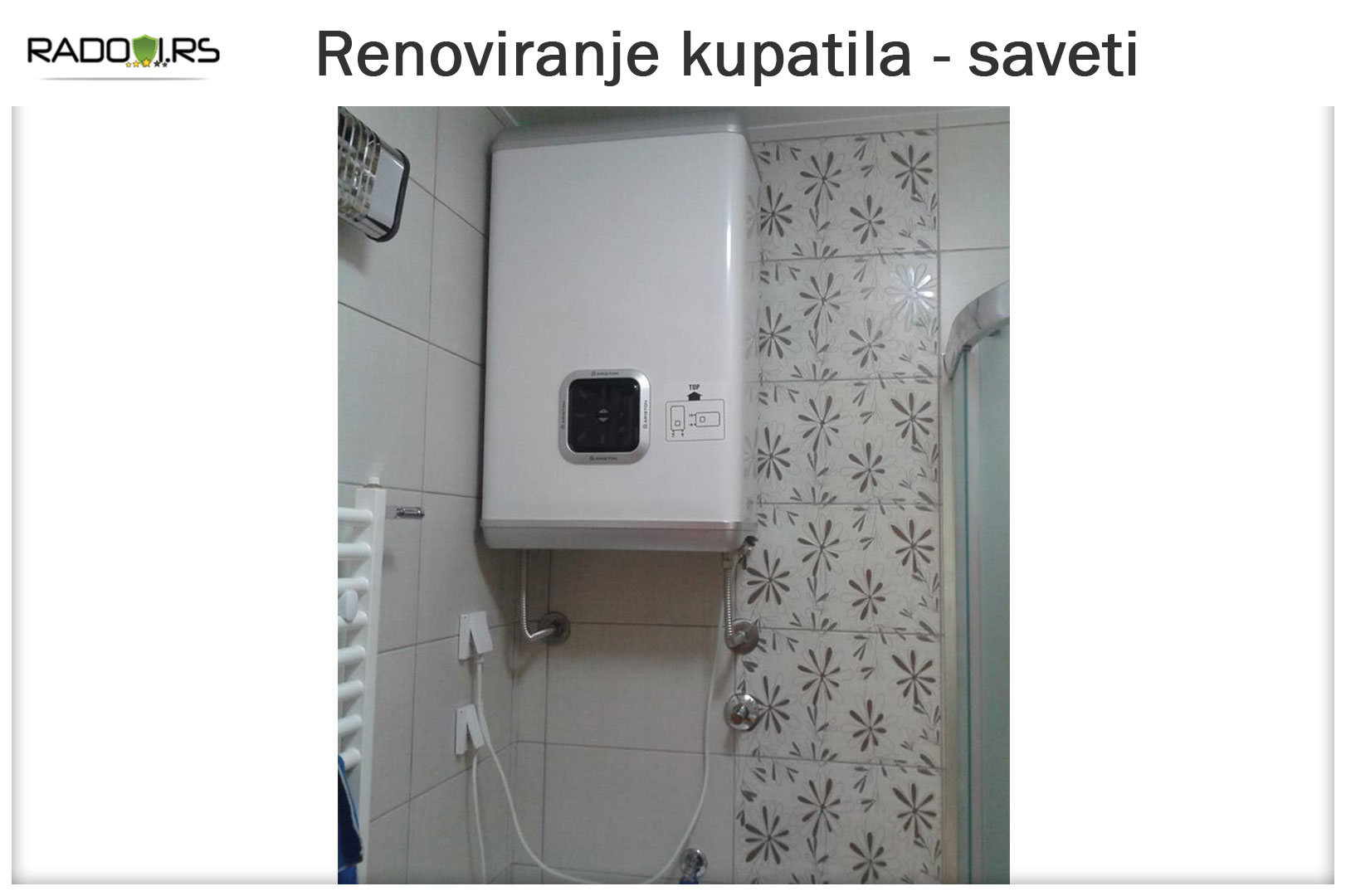 Renoviranje kupatila (adaptacija kupatila) - Vodoinstalater Beograd - Radovi.rs