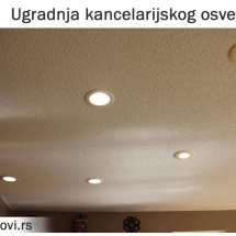 Ugradnja kancelarijskog -osvetljenja Beograd - Električar Beograd Tim