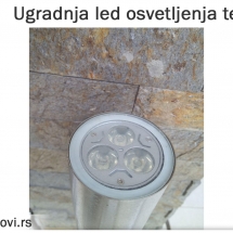 Ugradnja led osvetljenja terase Beograd - Električar Beograd Tim