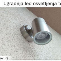 Ugradnja led osvetljenja terase Beograd - Električar Beograd Tim