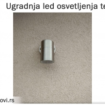 Ugradnja led osvetljenja terase Beograd - Električar Beograd Tim