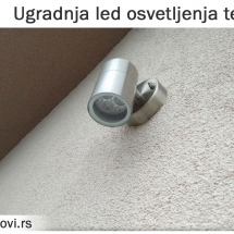 Ugradnja led osvetljenja terase Beograd - Električar Beograd Tim