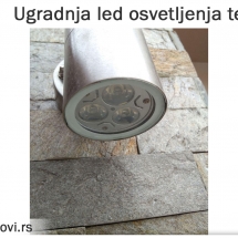 Ugradnja led osvetljenja terase Beograd - Električar Beograd Tim