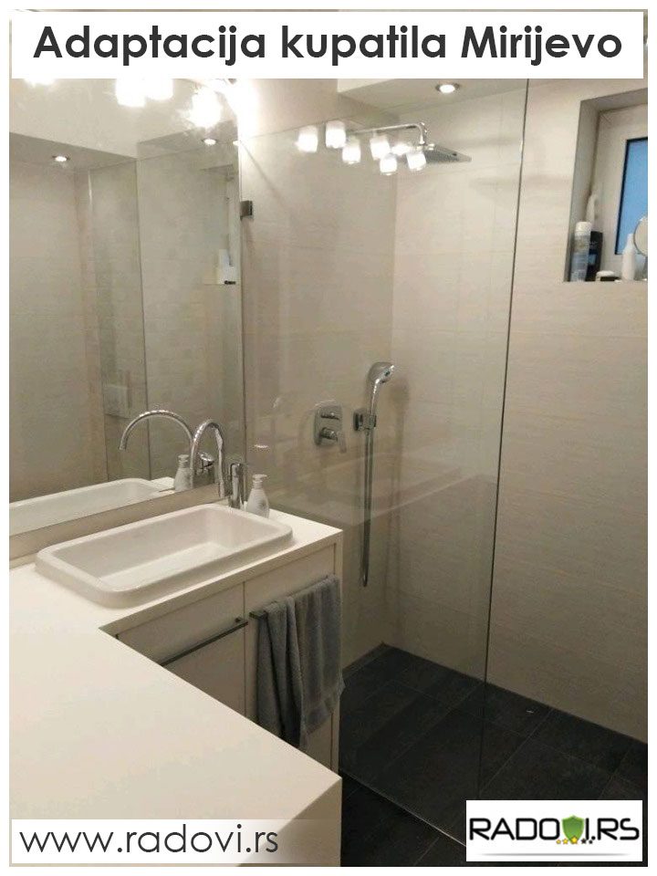 Adaptacija kupatila Mirijevo - Radovi.rs Tim